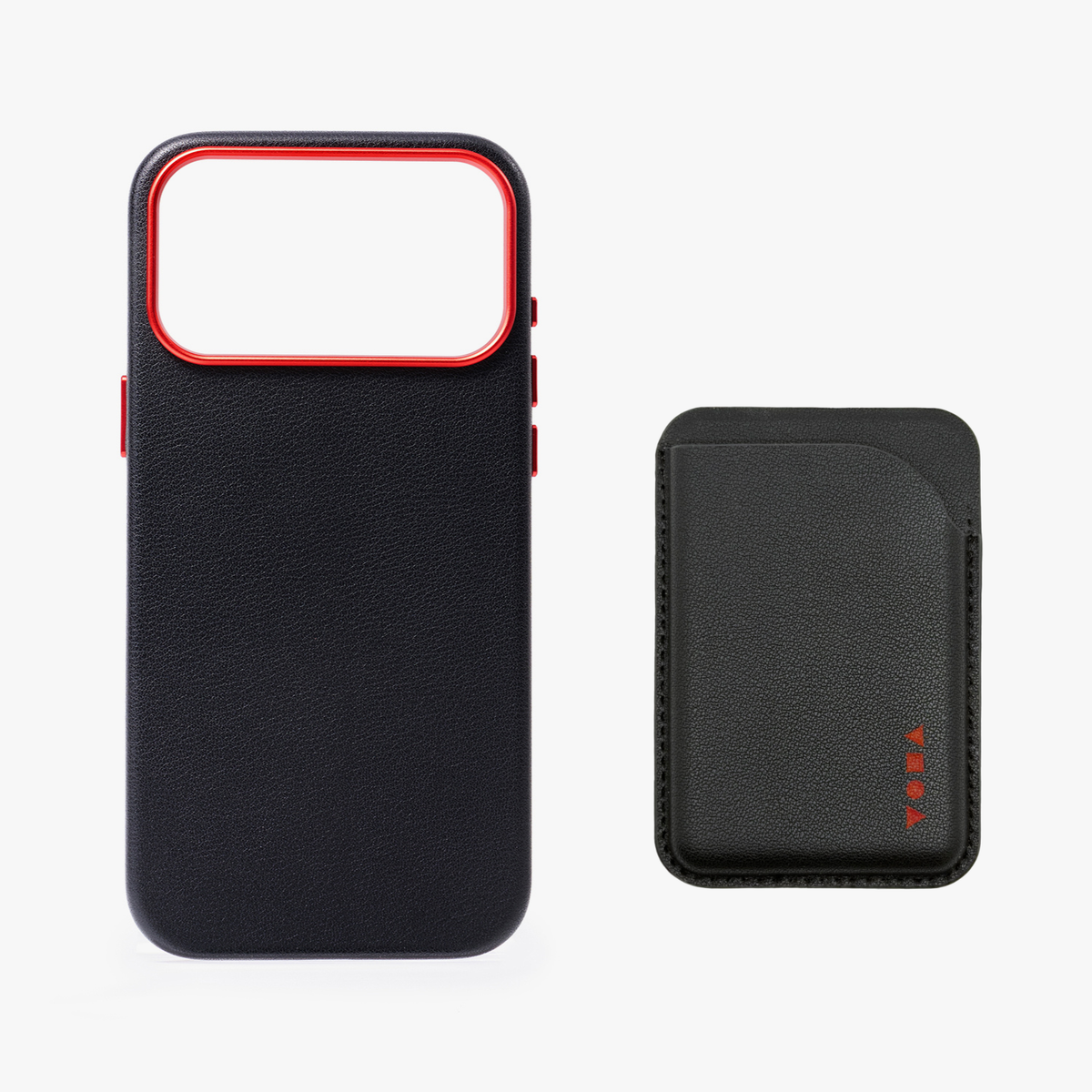iPhone 18 Pro Max MagSafe Leather Case with Leather MagSafe Wallet Bundle