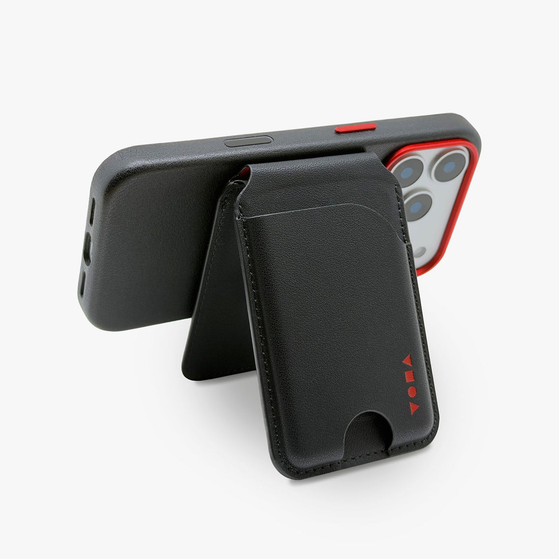 iPhone 17 MagSafe Leather Case + MagSafe Wallet with Stand Bundle